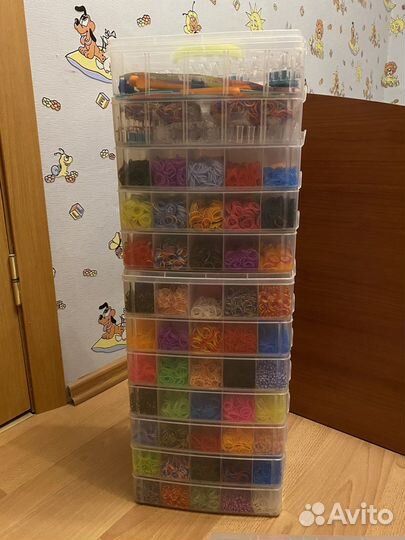 Огромный набор резинок для плетения