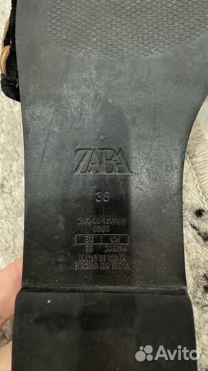 Шлепанцы zara