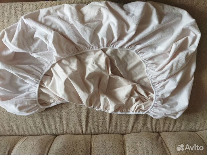 Матрас детский 120 60 plitex с 2мя наматрасниками