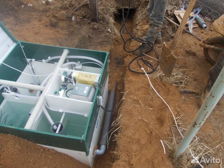 Септик под ключ 10-20 чел