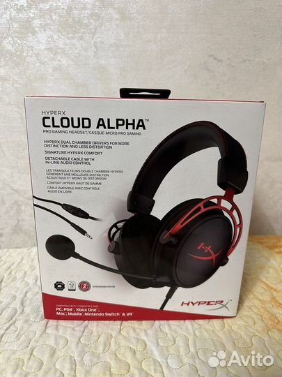 Игровые наушники hyperx cloud alpha