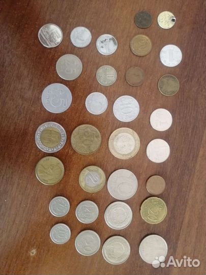 Иностранные монеты 31 штука