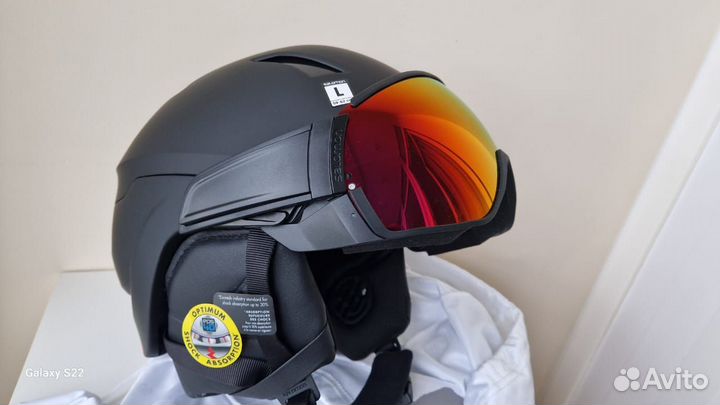 Горнолыжный шлем salomon Driver Black/Red Accent