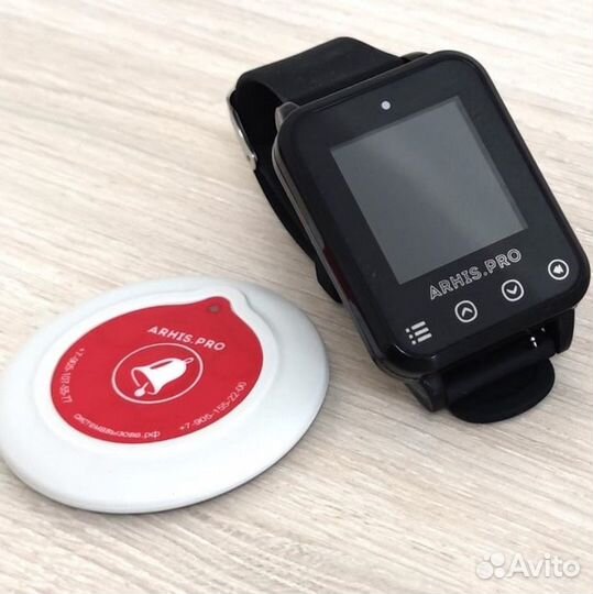 Кнпока вызова официанта и часы-пейджер Элит IP154