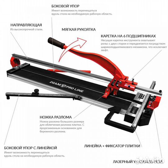 Плиткорез diam ProLine 1000 корея