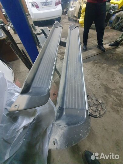 Обвесы пороги подножки honda crv 2