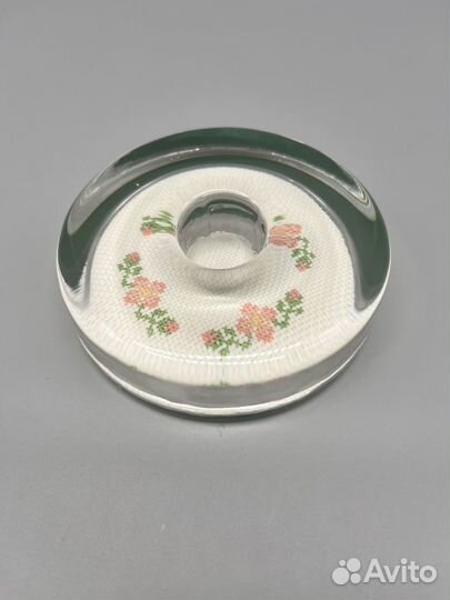 Подсвечник, пресспапье стекло