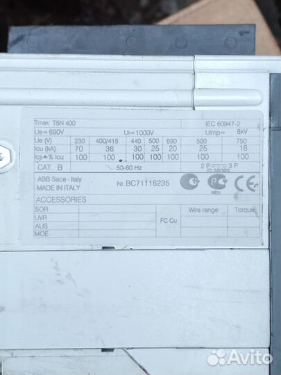 Автоматический выключатель abb