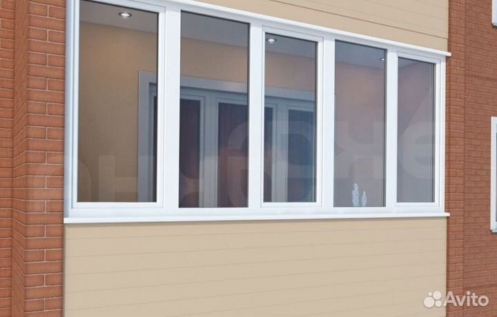 Остекление балконов и лоджий под ключ A4763