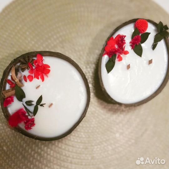 Ароматическая свеча ручной работы