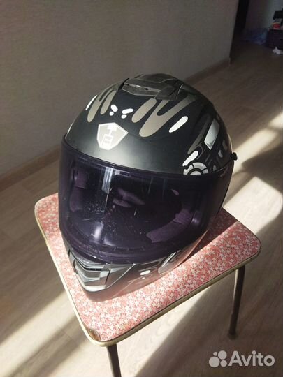 Мотошлем RideSafe черный