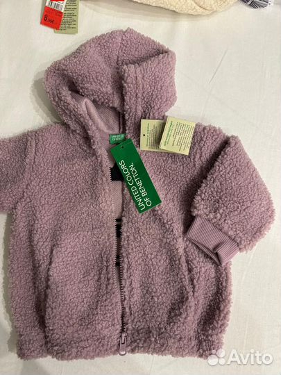 Новая фирменная кофточка Benetton 3-6 и 9-12