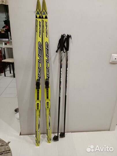 Лыжи беговые Fisher rcs sprint crown XC junior