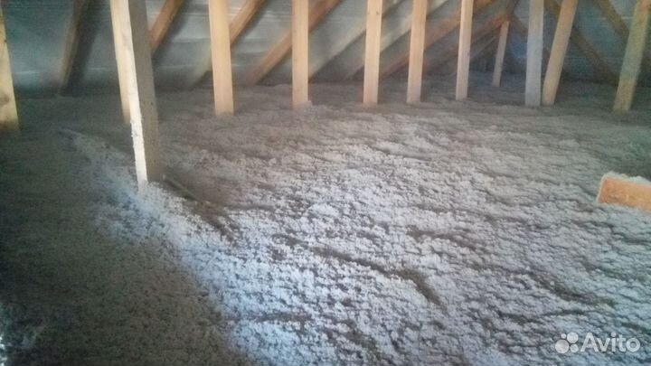 Утепление бесшовное дома и дачи