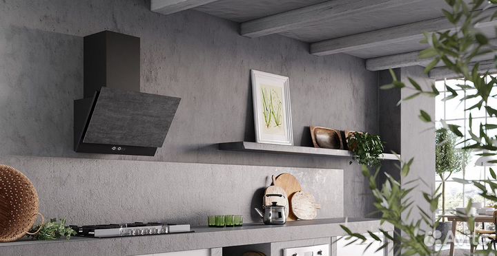 Вытяжка Faber grexia gres LG/X A60 969186, серый