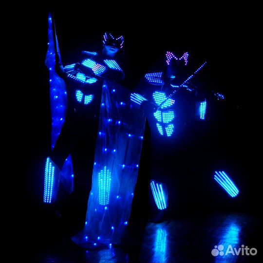 Световое шоу со скрипкой