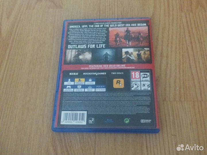 Red dead redemption 2 ps4 диск