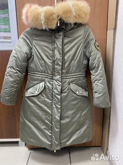 Зимнее пальто для девочки 146 152