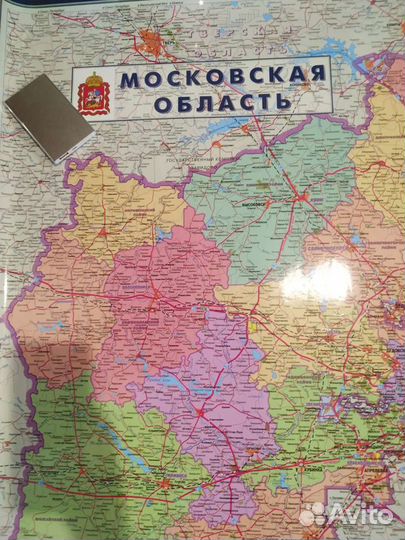 Карта Московской области