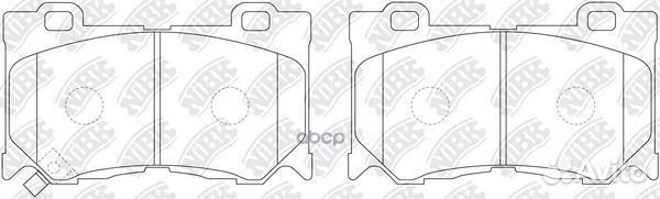 Колод. торм. диск. NiBK PN0389S NiBK