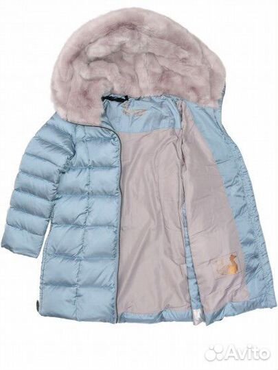 Пуховик для девочки 140