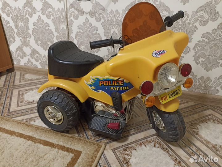 Мотоцикл детский, коляска