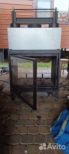Камин чугунный для дома