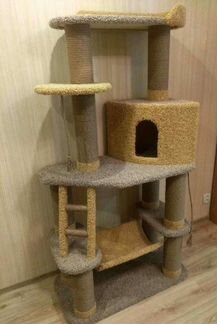 Домик для кошки с когтеточкой,новое, наличие