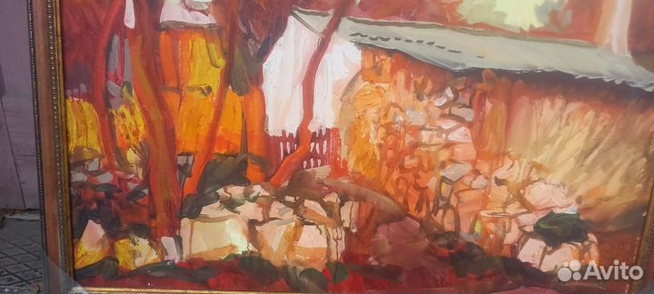 Картина маслом на холсте пейзаж