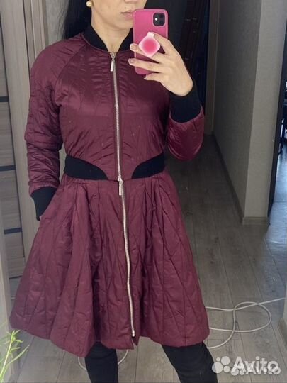 Плащ пальто бомбер размер 44