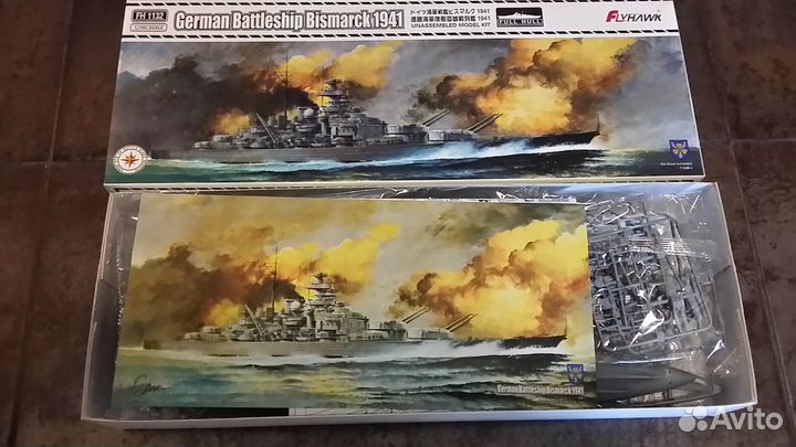 Бисмарк 1/700 Flyhawk 1132