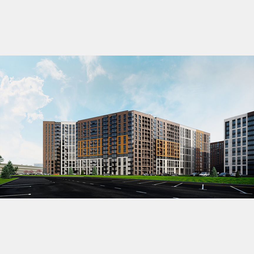 1-к. квартира, 57,9 м², 1/16 эт.