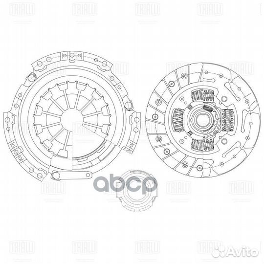 Сцепление в сборе FR 2707 Trialli