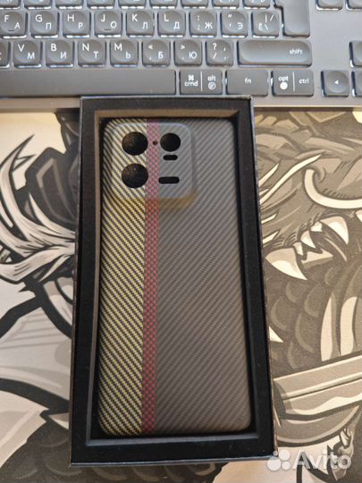 Чехол карбон Xiaomi 13 pro