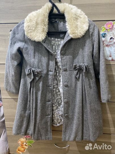 Пальто для девочки 116