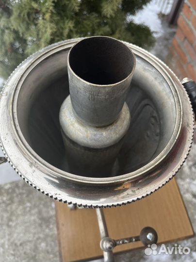 Самовар на дровах старинный