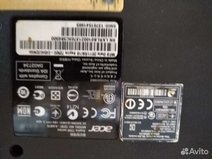 Ноутбук на запчасти