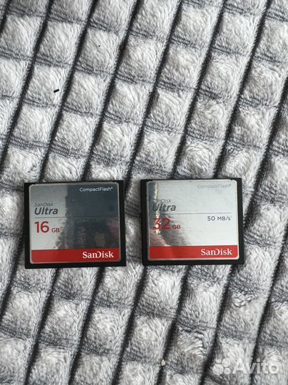 Карта памяти sandisk ultra 32 16 гб compact flash