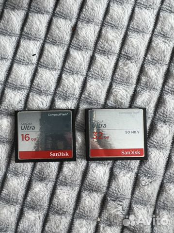 Карта памяти sandisk ultra 32 16 гб compact flash