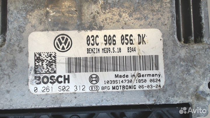 Блок управления двигателем Skoda Octavia (A5), 200