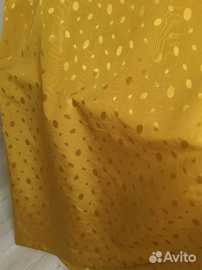 Шторы золотистый плотные, 2шт, 130см*230см