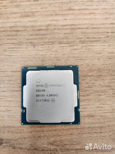 Процессор intel pentium g6400