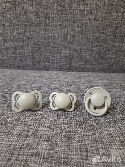 Соски пустышки Bibs 0+ мес try-it sage 3 шт