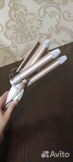Плойка тройная для волос