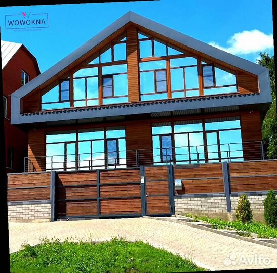 Портальное остекление / Алюминиевые окна