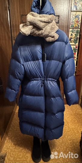 Пуховик женский длинный размер 52-54