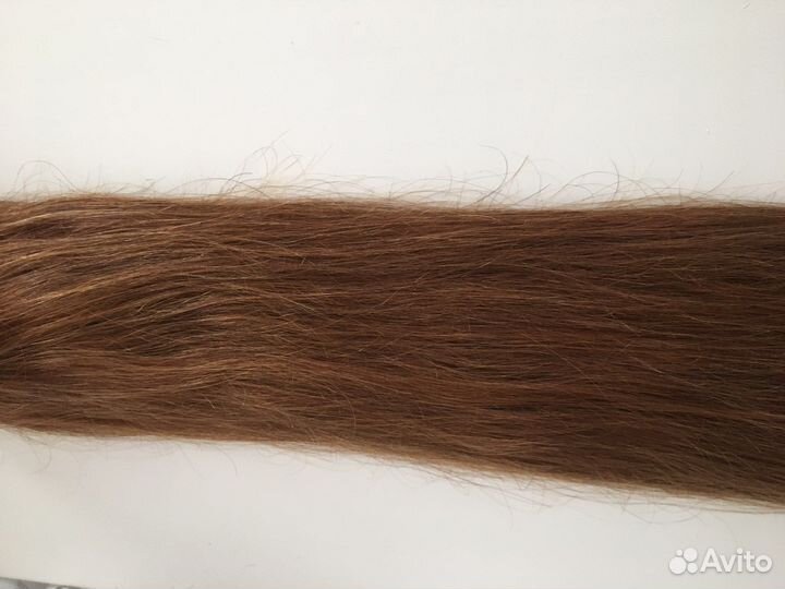 Волосы для наращивания 60 см русые