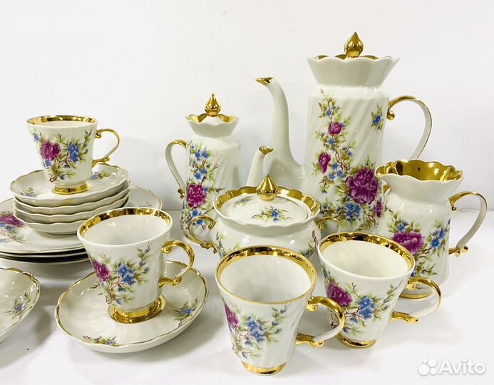 Сервиз кофейный Набор Фарфор Коростень