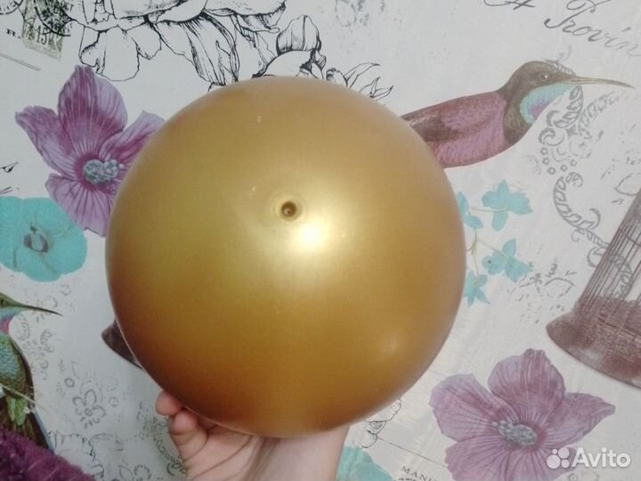 Мяч для художественной гимнастики, 15 см, золотой