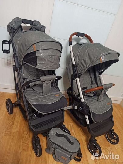 Коляска Babalo classic 2022 снег ч/р, б/р новинка